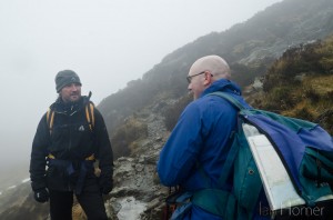 Loch Ard Ben Venue round. A fellow walker came another route up.