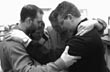 Charity team in prayer.
