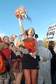 Radical Cheerleaders of Atlantic College at Anti-War Demo